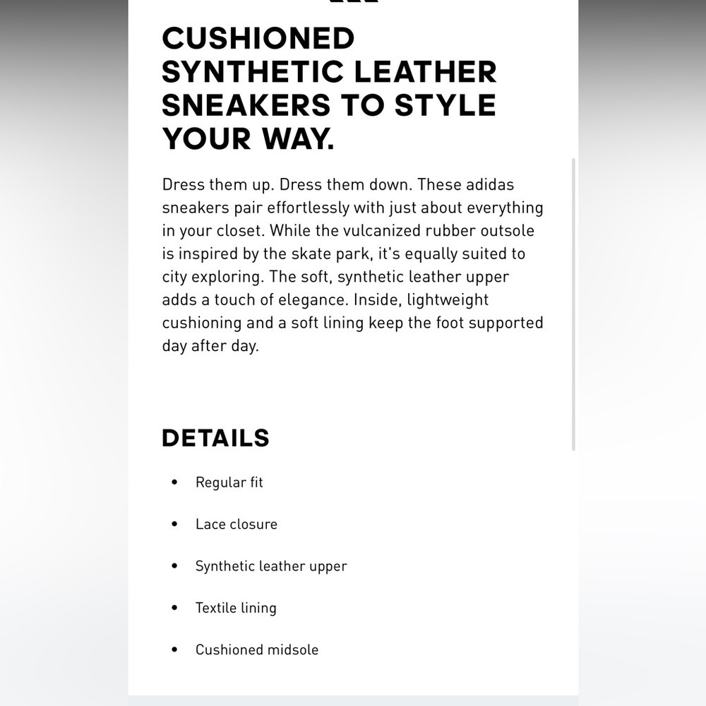 Adidas Women’s VL Court Sneaker - size 7.5 - brand new - Picture 6 of 6